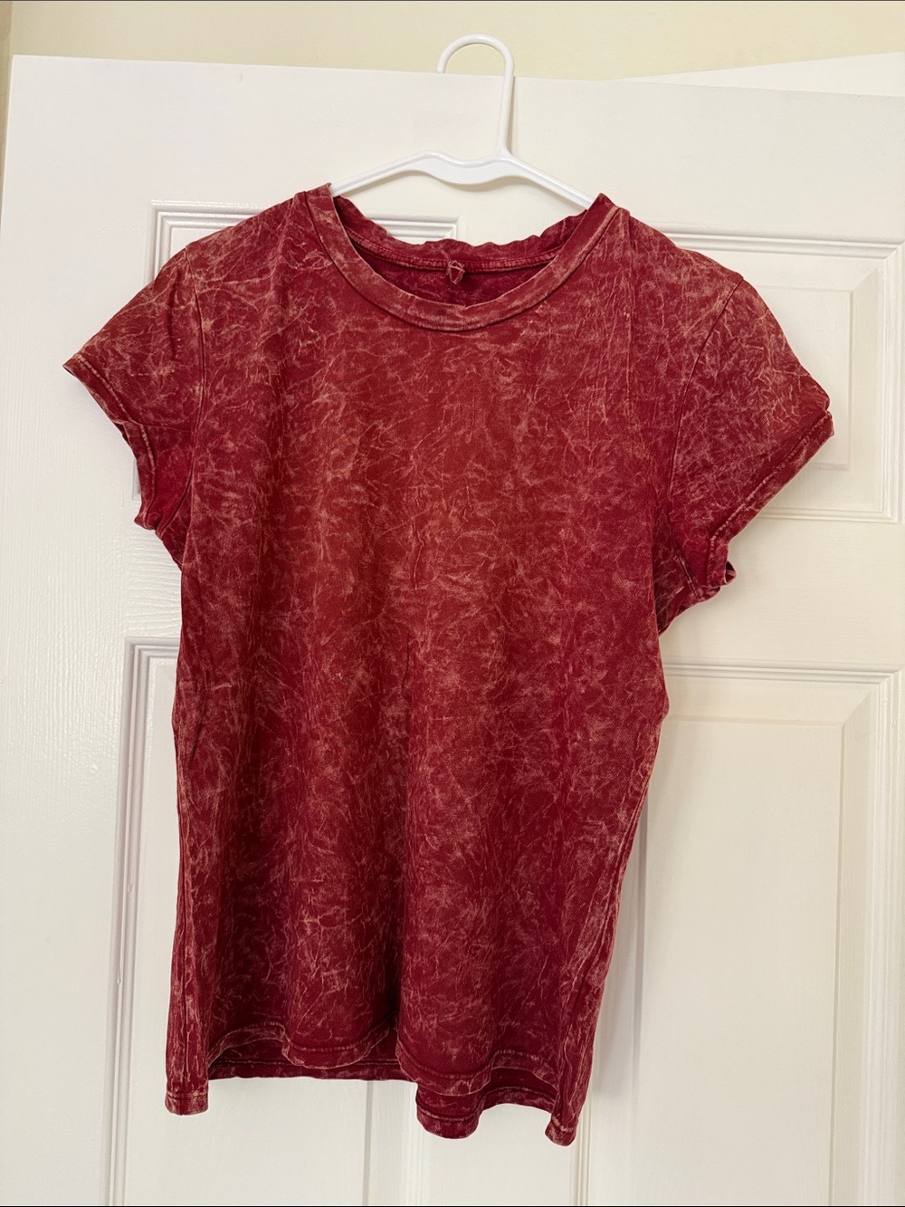Emma&Sam Washed Red Short Sleeve Women's Tee